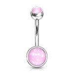 Piercing do pupíku - banánek (modrá)