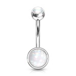 Piercing do pupíku - banánek (modrá)