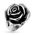 Ocelový prsten růže (49) [0]