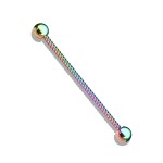 Industrial piercing 1,6 x 38 mm (žluté zlato)