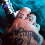 Microdermal piercing oko - ozdobná část 5 mm (modrá)