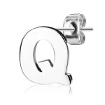 Ocelová náušnice 1ks - iniciála Z