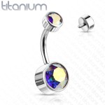 Piercing do pupíku - TITAN (vitrail medium)