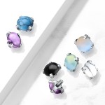 Náhradní kamínek opál k labretě, průměr 4 mm (opalit)