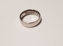 Ocelový prsten lesklý, šíře 6 mm (72) [1]