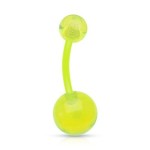 Piercing do pupíku - banánek (svítivě zelená)