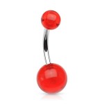 Piercing do pupíku - banánek (čirá)