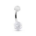 Piercing do pupíku - hrací kostka (modrá)