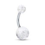 Piercing do pupíku - TITAN (černá)