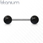 Piercing do jazyka TITAN (modrá)