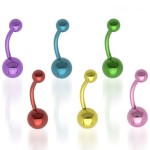 Piercing do pupíku - banánek (žlutá)