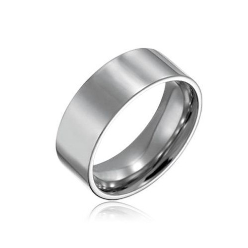 Ocelový prsten, š. 8 mm, vel. 70