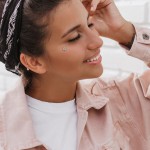 Microdermal kytička - ozdobná část (čirá/čirá)