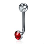 Christina piercing (modrá)