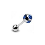 Piercing do jazyka (čirá, 1,6 x 16 mm)