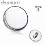 Ozdobná placka k dermálu TITAN, závit 1,6 mm, rozměr 4 mm [0]