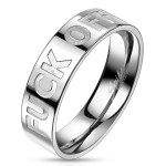 Ocelový prsten FUCK OFF (59) [2]