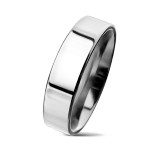 Lesklý ocelový prsten, šíře 5 mm (57) [2]