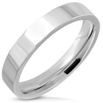 Lesklý ocelový prsten, šíře 5 mm (57) [3]
