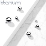 Náhradní kulička k labretě TITAN, závit 1,2 mm (3 mm)