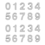 Navlékací ocelový přívěsek korálek - číslice 2