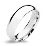 NB101 Stříbrný snubní prsten šíře 6 mm (50) [2]