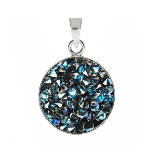 Přívěsek Crystals from Swarovski® 15mm, BLUELIZED