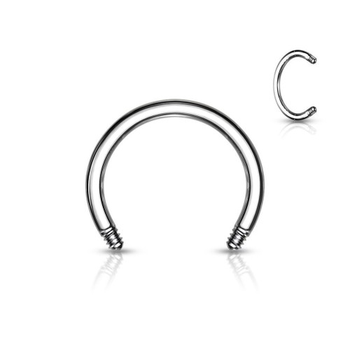 Piercing - náhradní podkova (1,6 x 10 mm)