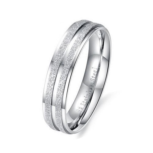 OPR0050 Pánský ocelový prsten, šíře 5 mm (57)