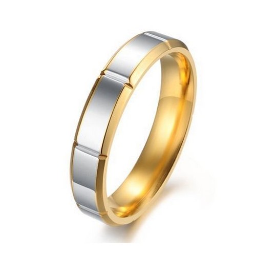 OPR0052 Dámský ocelový prsten, šíře 4 mm (52)