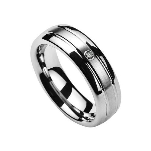 NWF1040 Dámský snubní prsten se zirkonem (58)