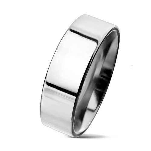 NSS3004 Pánský prsten chirurgická ocel, šíře 6 mm (75)