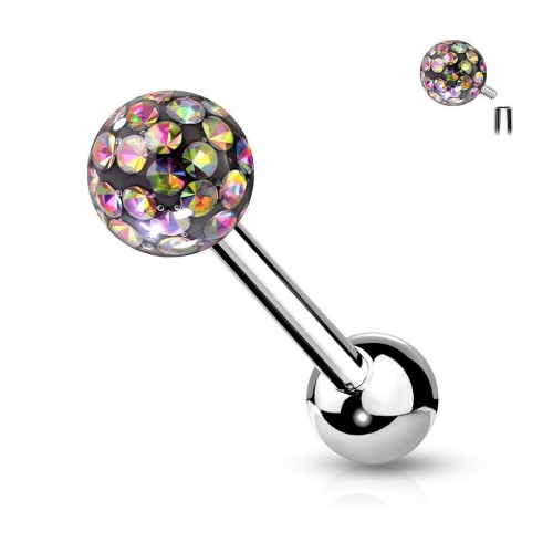 Piercing do jazyka vnitřní závit (vitrail medium)