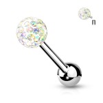 Piercing do jazyka vnitřní závit (vitrail medium)
