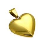 Ocelový přívěsek - medailon otevírací srdce [0]