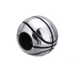 Navlékací ocelový přívěsek korálek - baseballový míč [2]