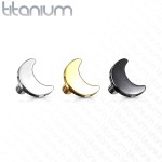 Ozdoba k dermálu TITAN, závit 1,6 mm (žluté zlato)