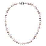 Perlový náhrdelník z pravých říčních perel mix barev 22004.3 [0]