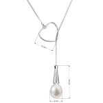 Perlový náhrdelník s pravou říční perlou bílý 22026.1 [2]