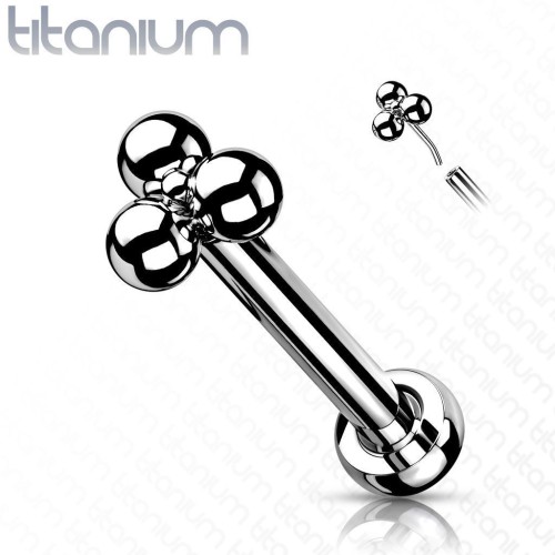 Piercing do brady - labreta titan (1,2 x 6 mm)