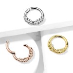 Ocelový piercing do nosu - tragus / helix / septum