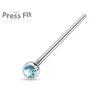 Variabilní piercing do nosu (růžová)