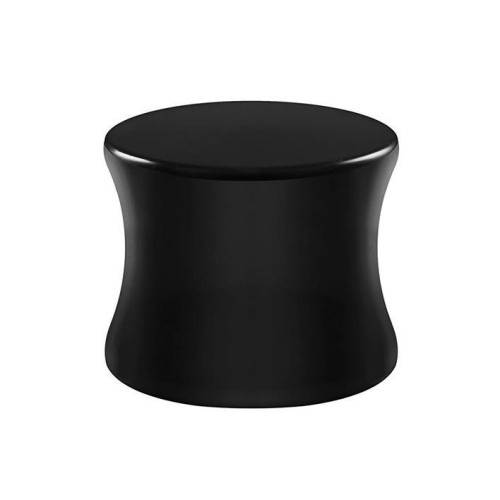Akrylátový plug do ucha černý (22 mm)