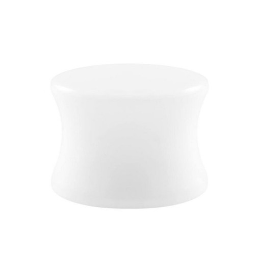 Akrylátový plug do ucha bílý (6 mm)