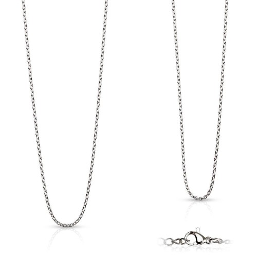 Ocelový řetízek šíře 1,2 mm (65 cm)