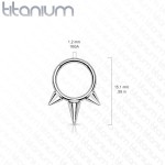 Piercing segment kruh TITAN s hroty 1,2 x 10 mm