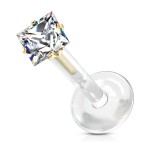 BioFlex piercing do brady, zirkon 3x3 mm (1,2 x 8 mm)