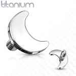 Ozdoba k dermálu TITAN, závit 1,6 mm (černá)