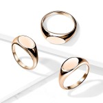 Zlacený ocelový prsten s možností rytiny (52) [1]