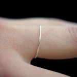 Minimalistický stříbrný prsten  vel. 55 (0,73 g) [4]